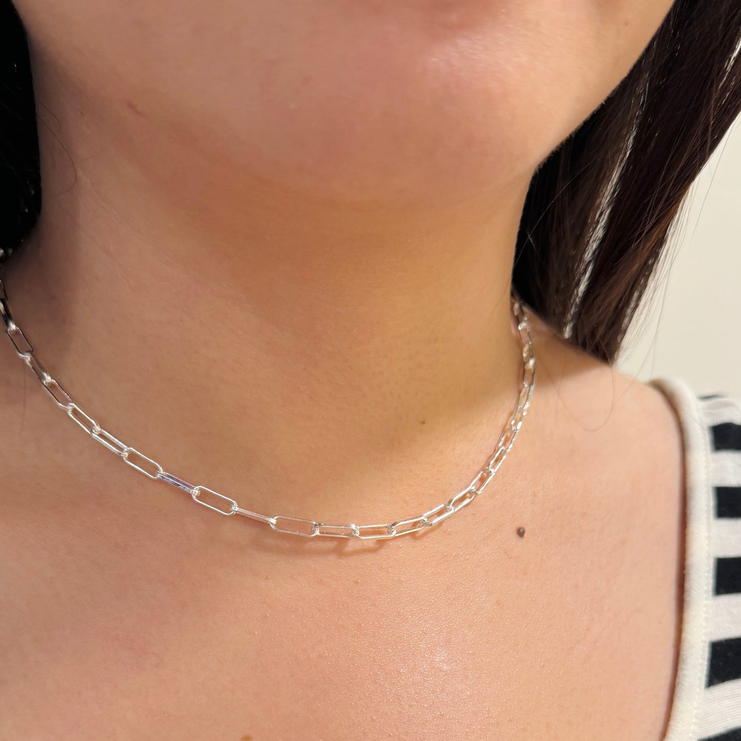 Hailey Link Necklace | 925 Silver / 18k Gold Plating