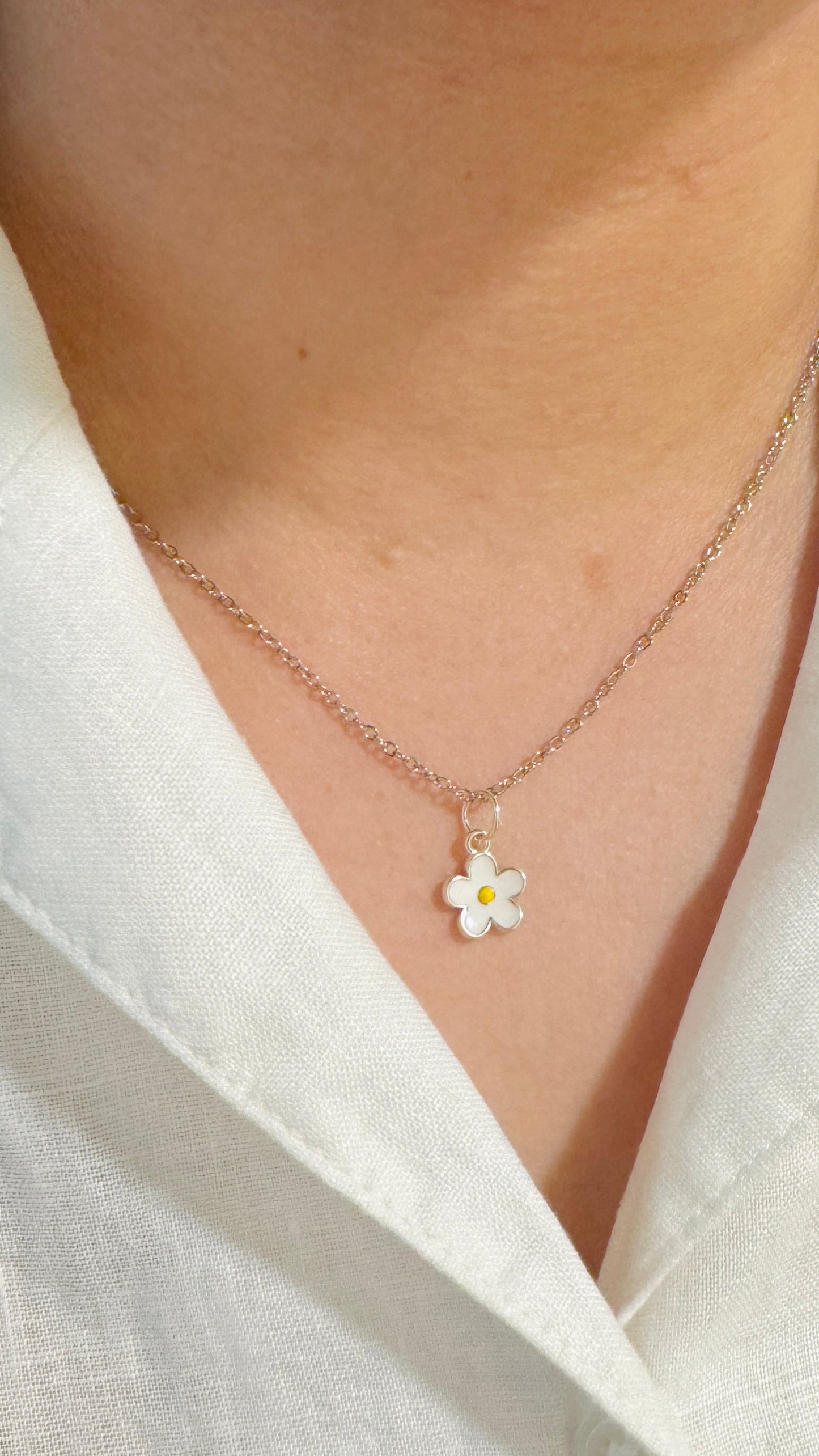 Daisy Necklace | 925 Silver