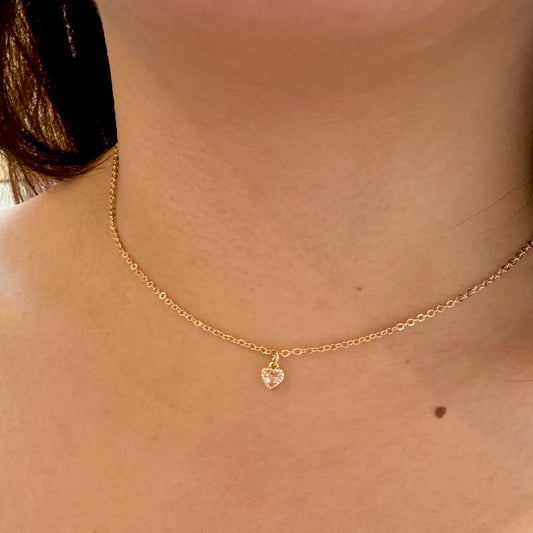 Sweetheart Necklace | 14k Gold Plating