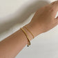 Snake Chain Bracelet | 18k Gold Plating