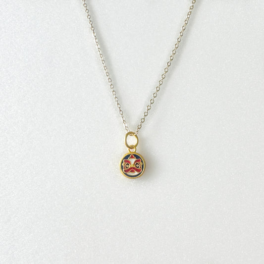 Fortune Lion Necklace | 18k Gold Plating