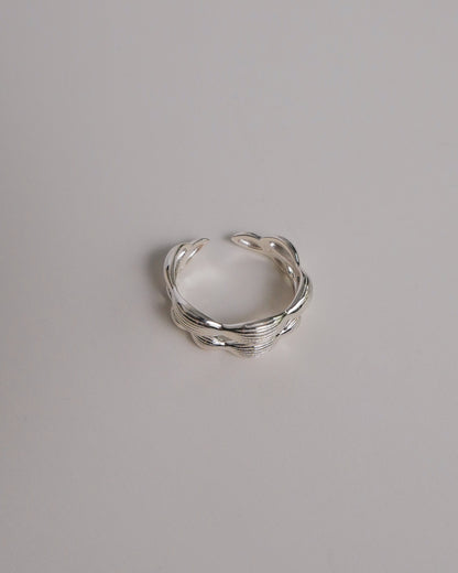 Isla Silver Adjustable Ring