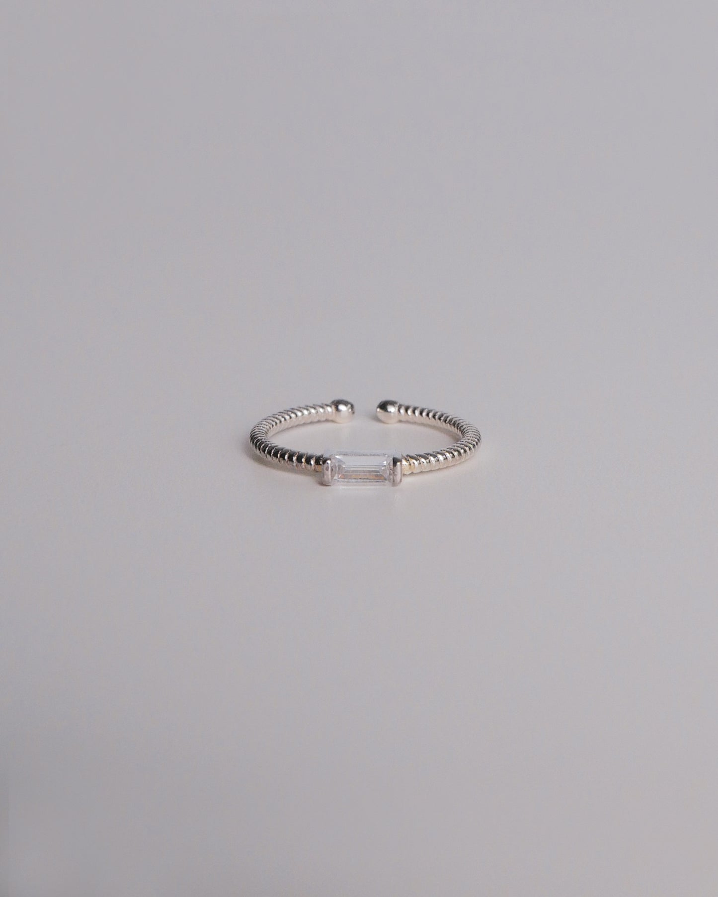 Krystal Chain Ring (Silver / Gold)