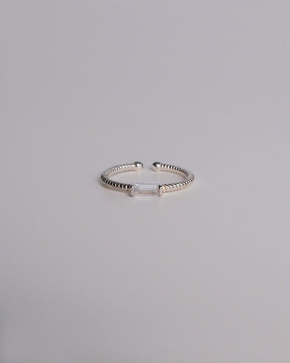 Krystal Chain Ring (Silver / Gold)