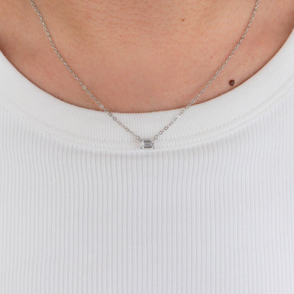 Baguette Necklace