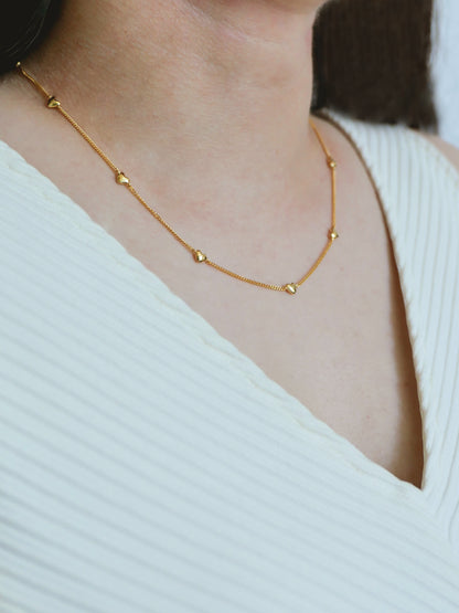 Chain of Hearts Necklace