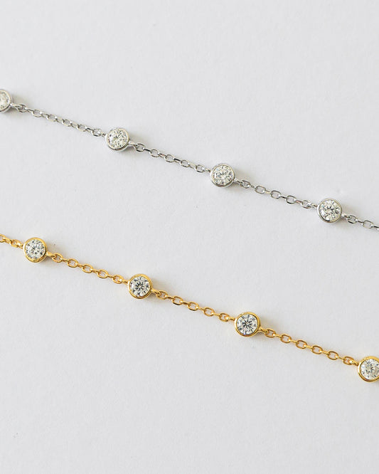 Gemma II Bracelet (Silver / Gold)