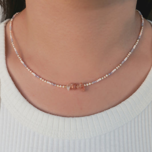 Candy Crystals Beaded Necklace
