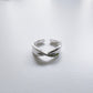 Jasmine Silver Adjustable Ring