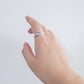 Jasmine Silver Adjustable Ring