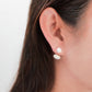 Pearl Dew Ear Studs (Silver / Gold)