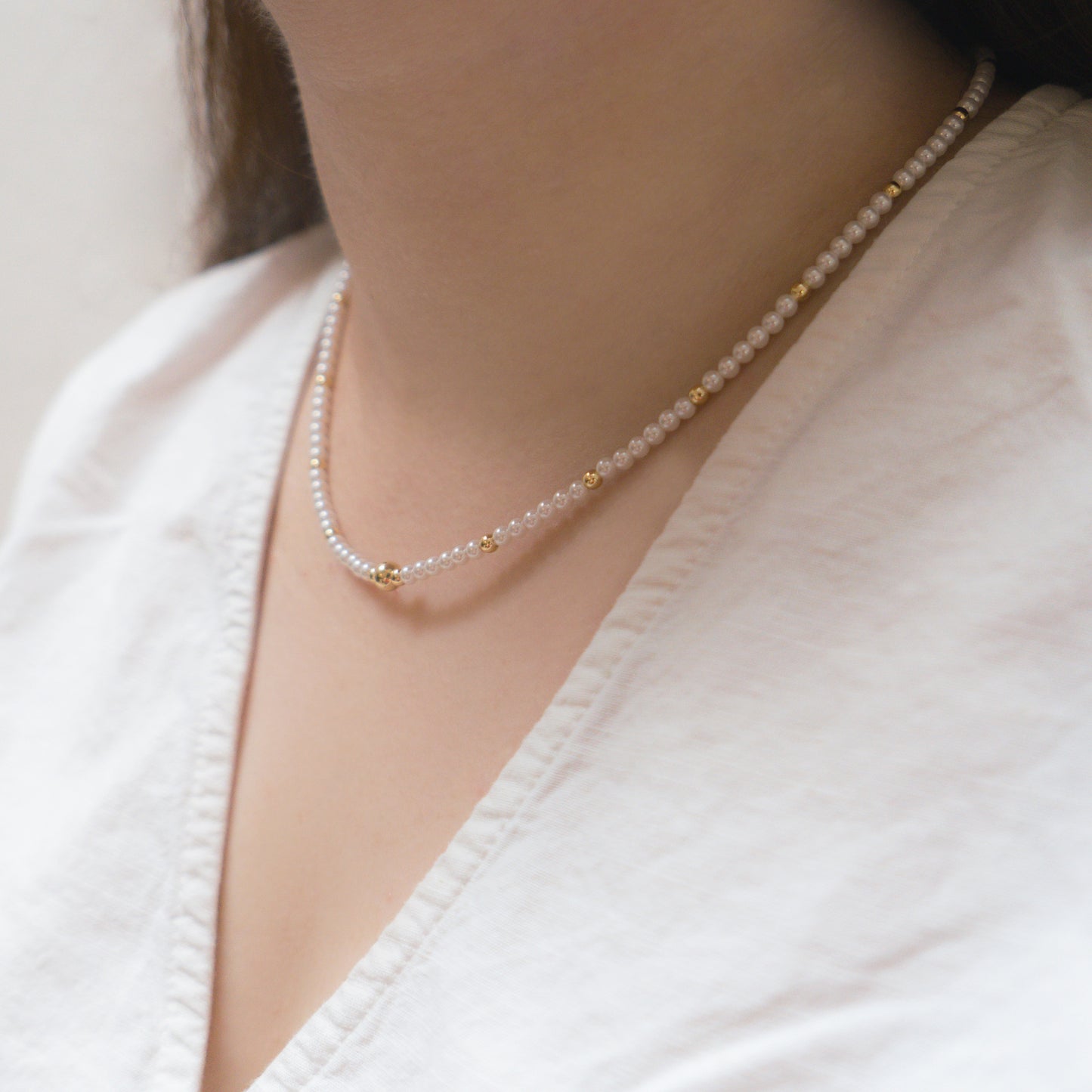 Pearlin Beaded Necklace