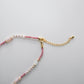 Pink Dreams Crystal Beaded Necklace