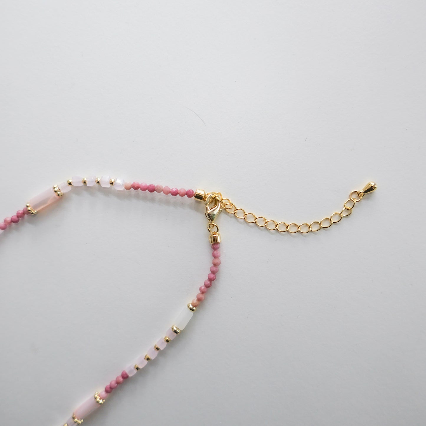 Pink Dreams Crystal Beaded Necklace