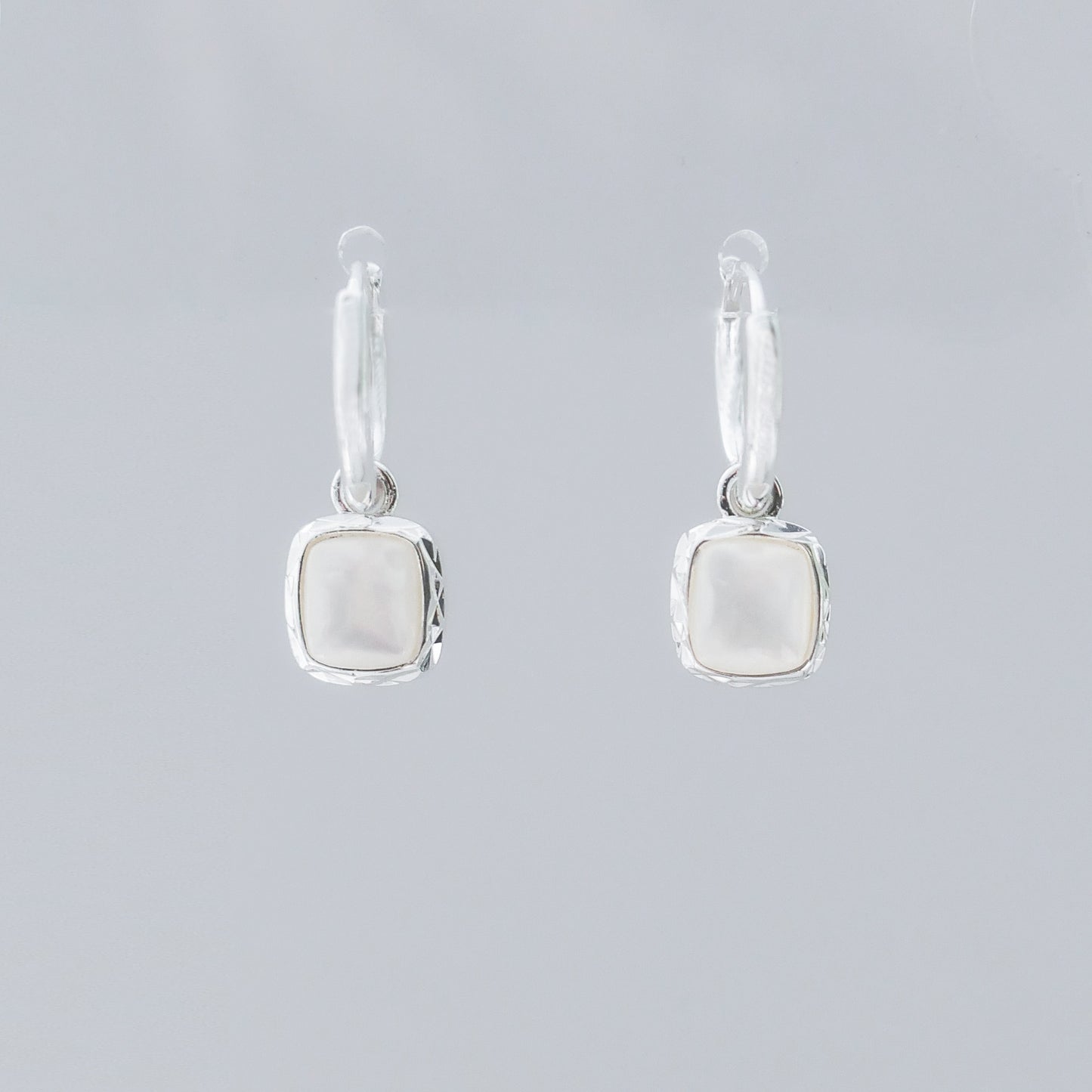 Opalite Cubico Ear Huggies