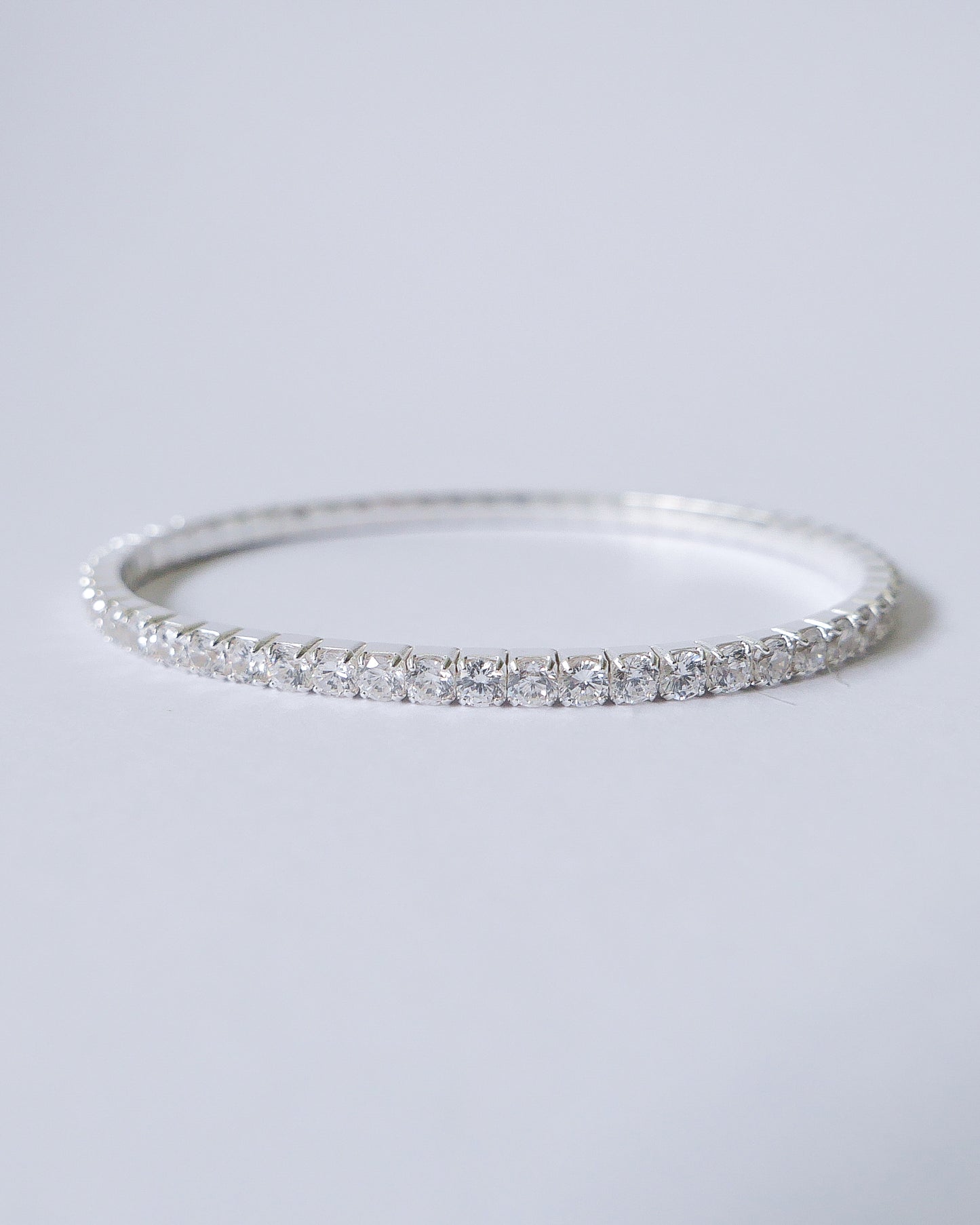 Classic Tennis Bracelet (Silver)