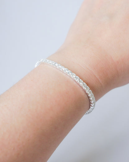 Classic Tennis Bracelet (Silver)