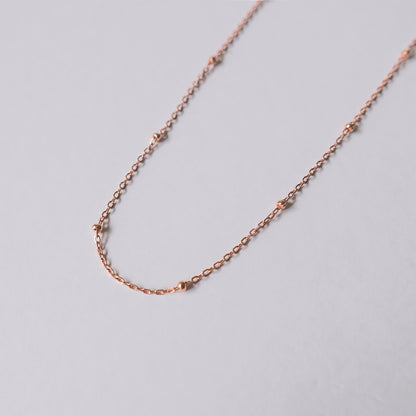 Harper Chain Necklace (Rose Gold)