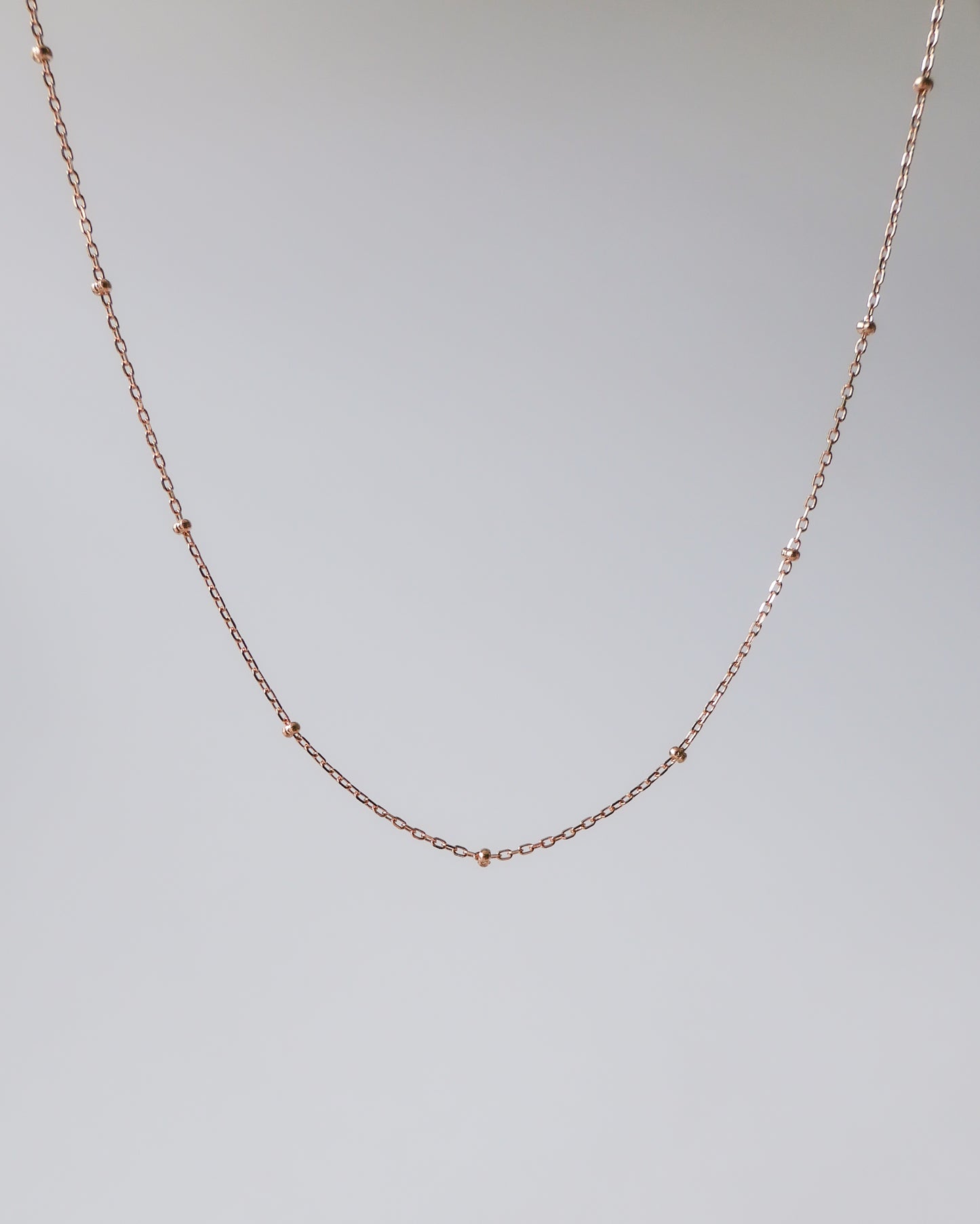 Harper Chain Necklace (Rose Gold)
