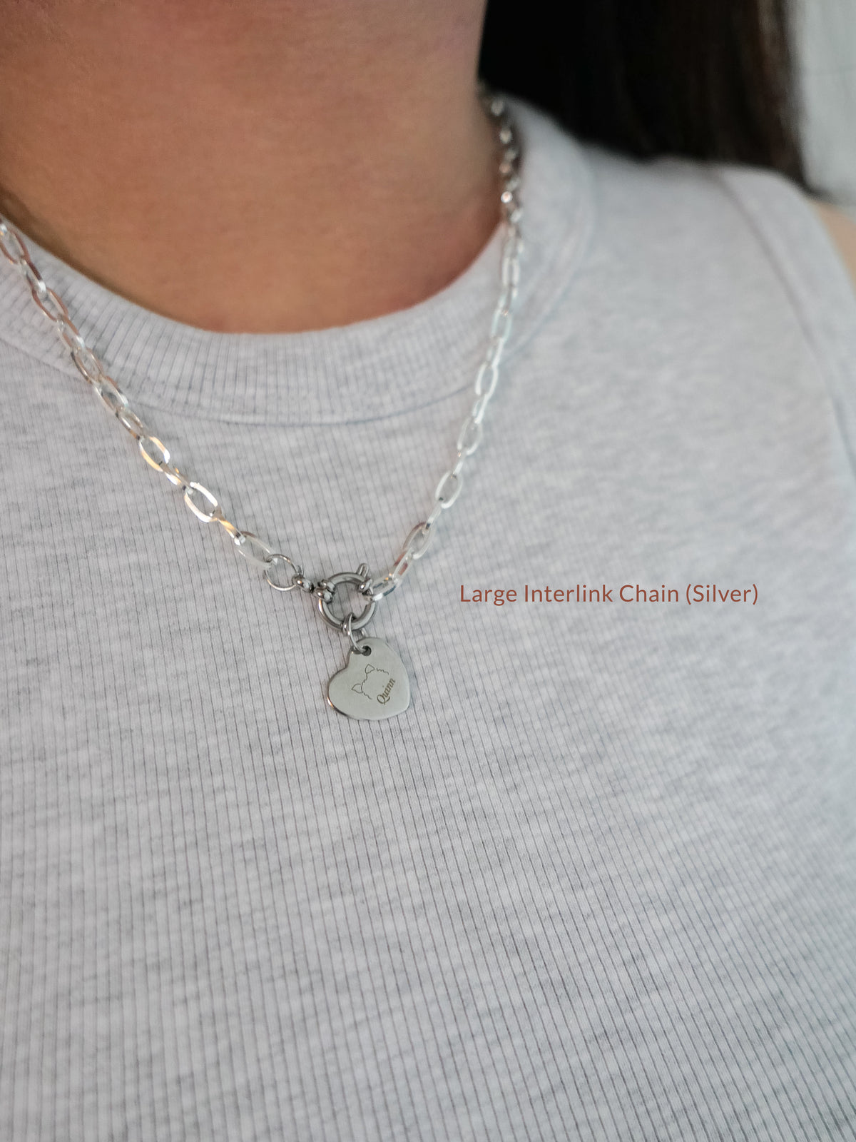 Engraveable Heart Necklace
