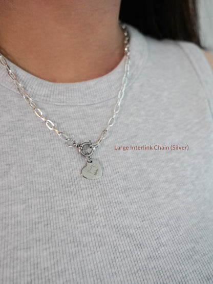 Engraveable Heart Necklace