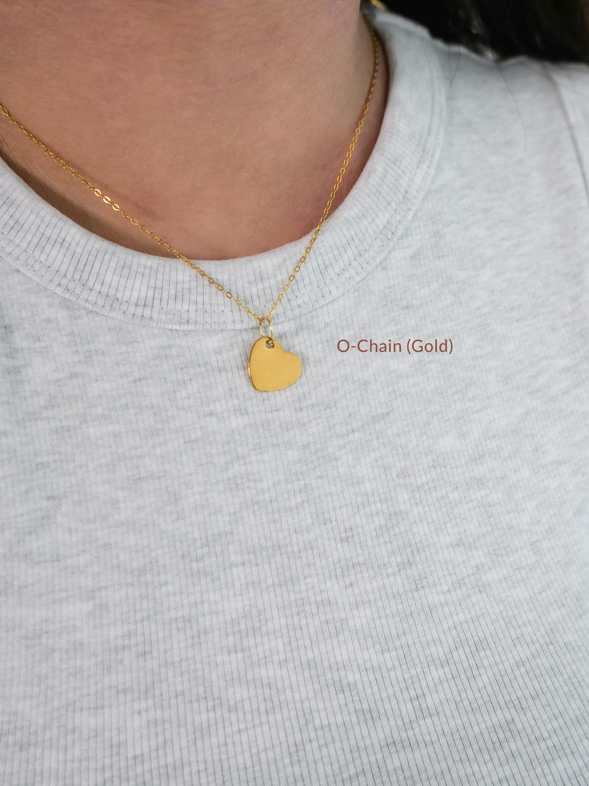 Engraveable Heart Necklace