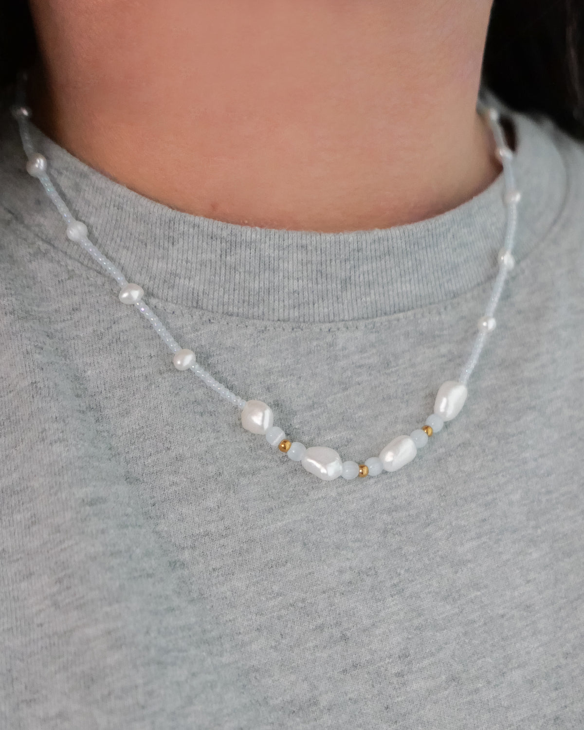 Pearls in A Pod Necklace - For Human