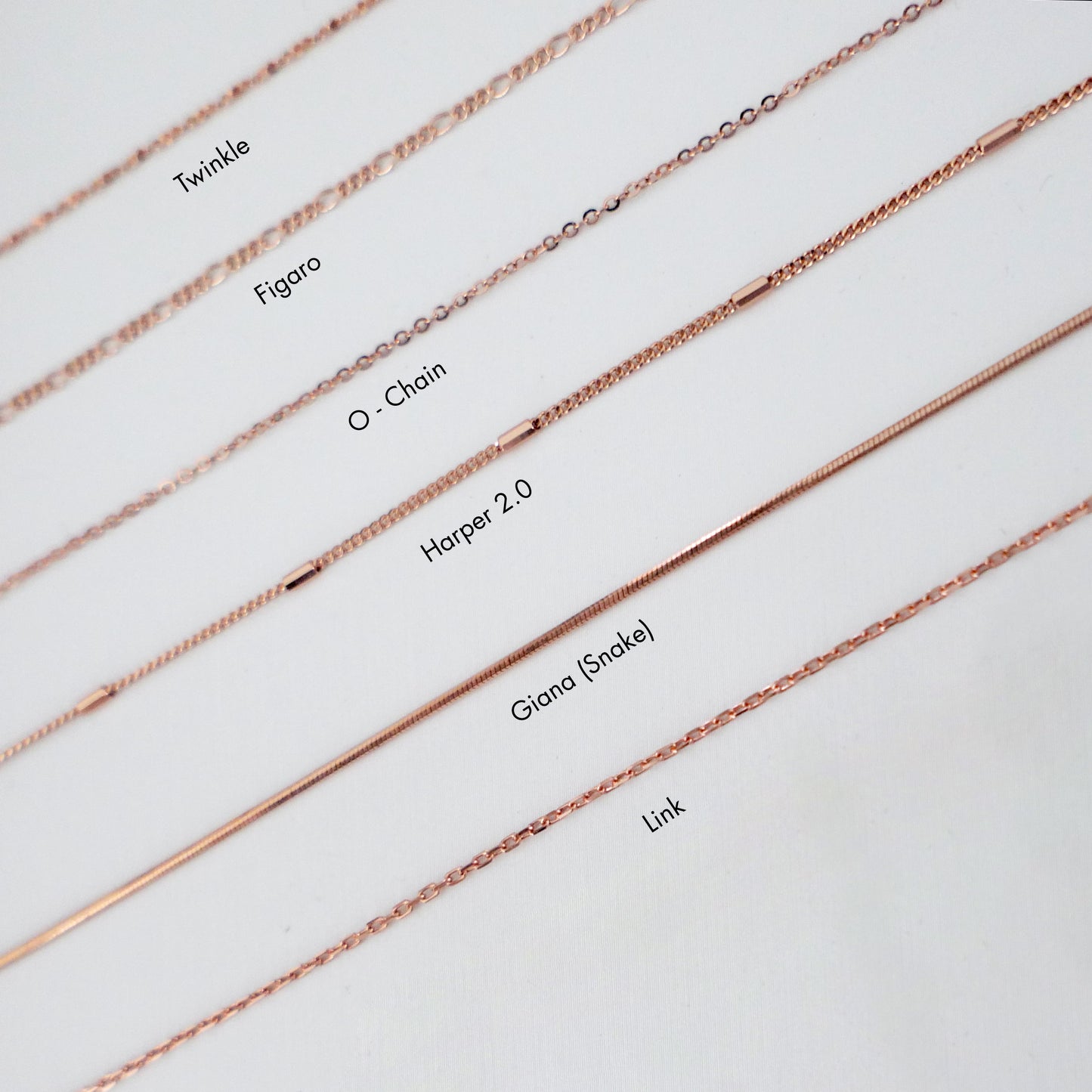 Build Your Own Necklace | Rose Gold