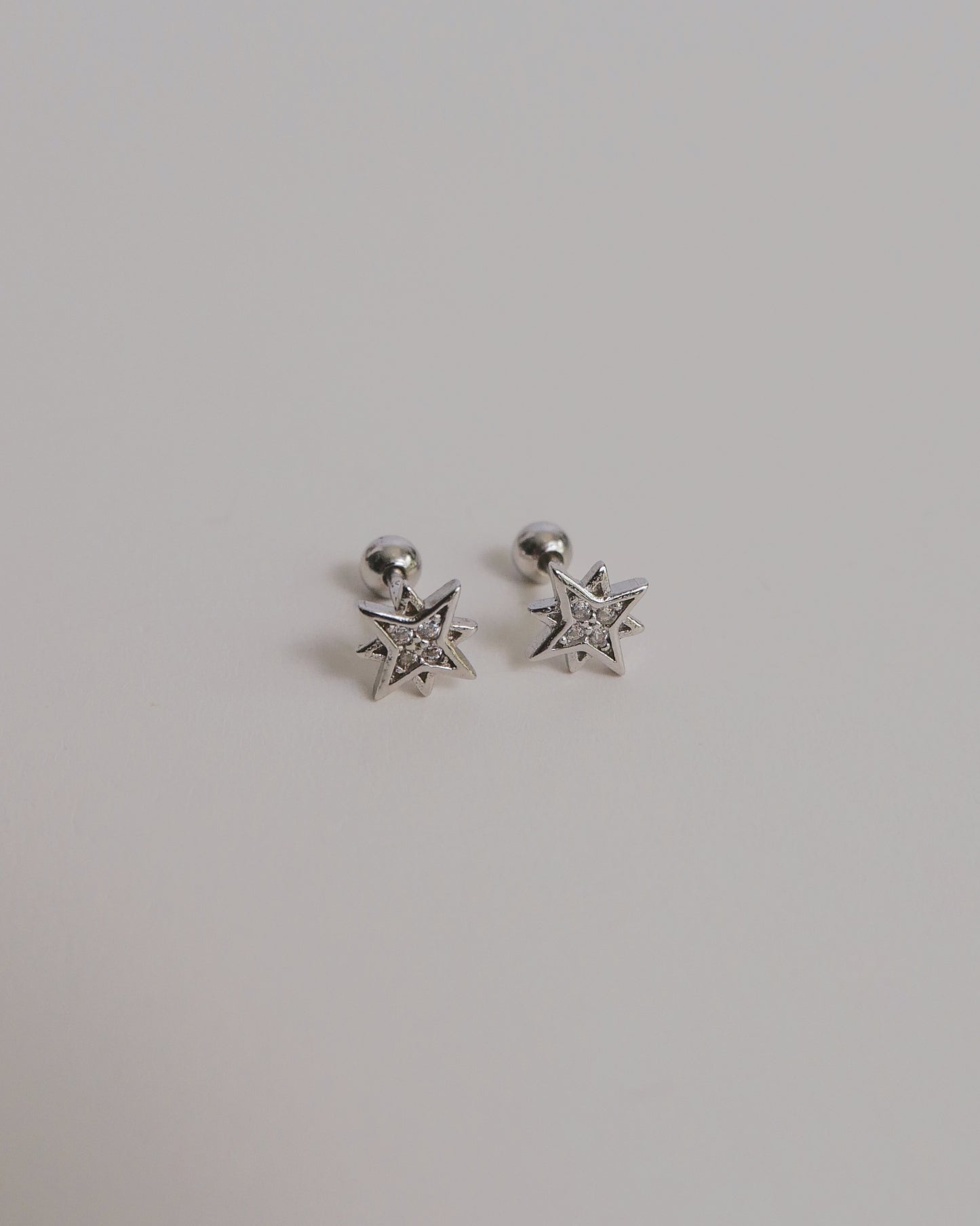 Starburst Screw Back Ear Studs