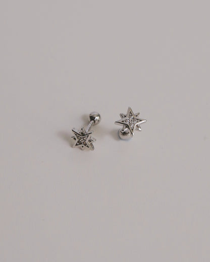 Starburst Screw Back Ear Studs