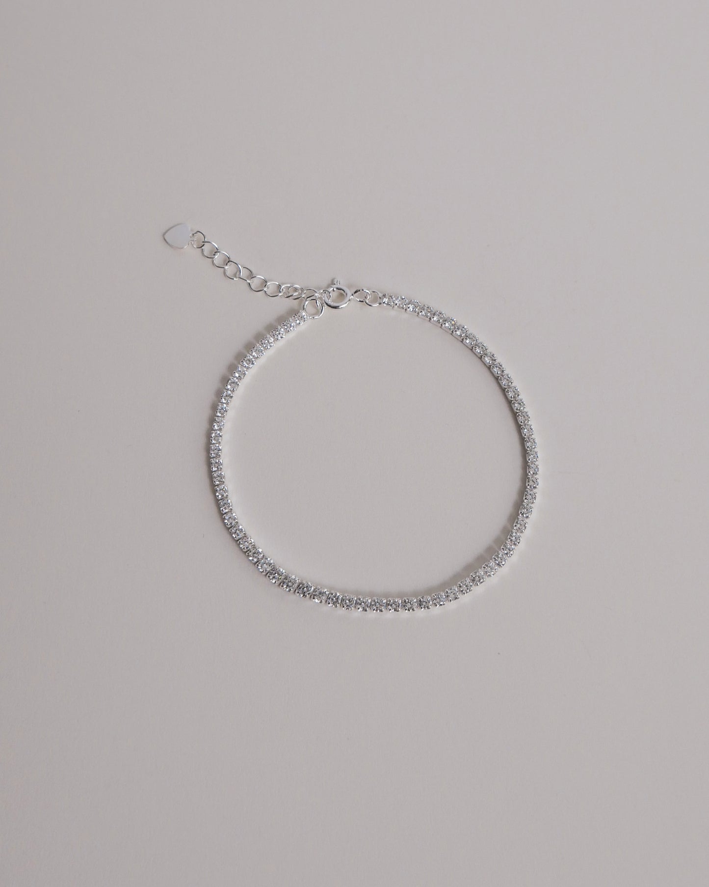 Classic Tennis Bracelet (Silver)