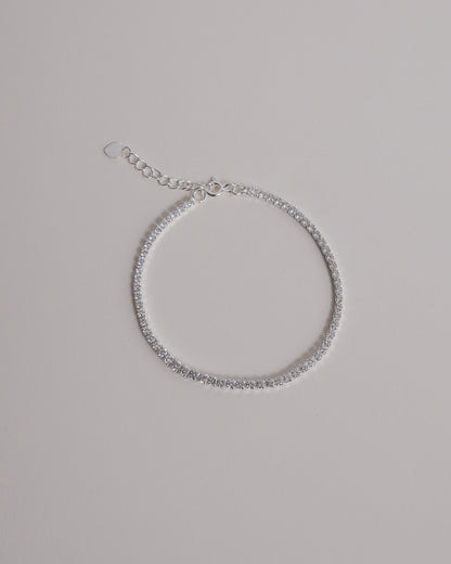 Classic Tennis Bracelet (Silver)