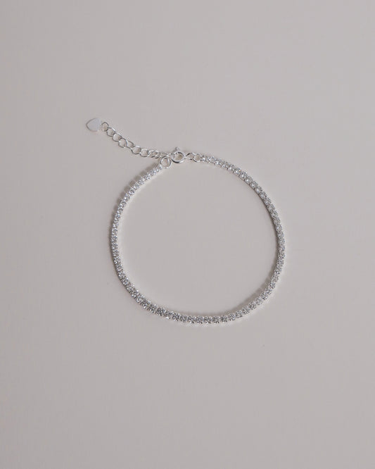 Classic Tennis Bracelet (Silver)