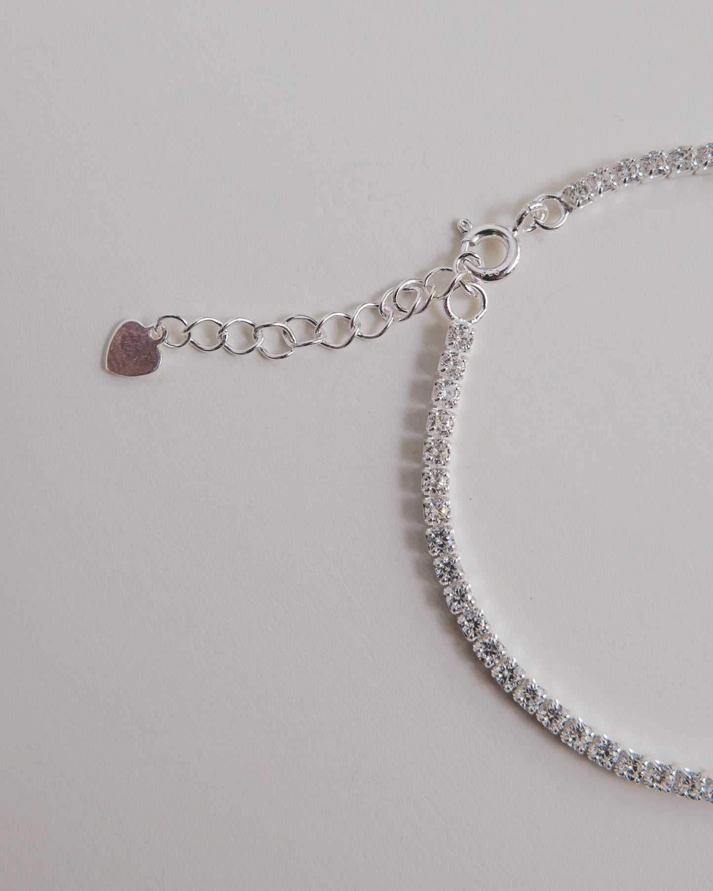 Classic Tennis Bracelet (Silver)