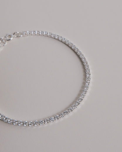 Classic Tennis Bracelet (Silver)