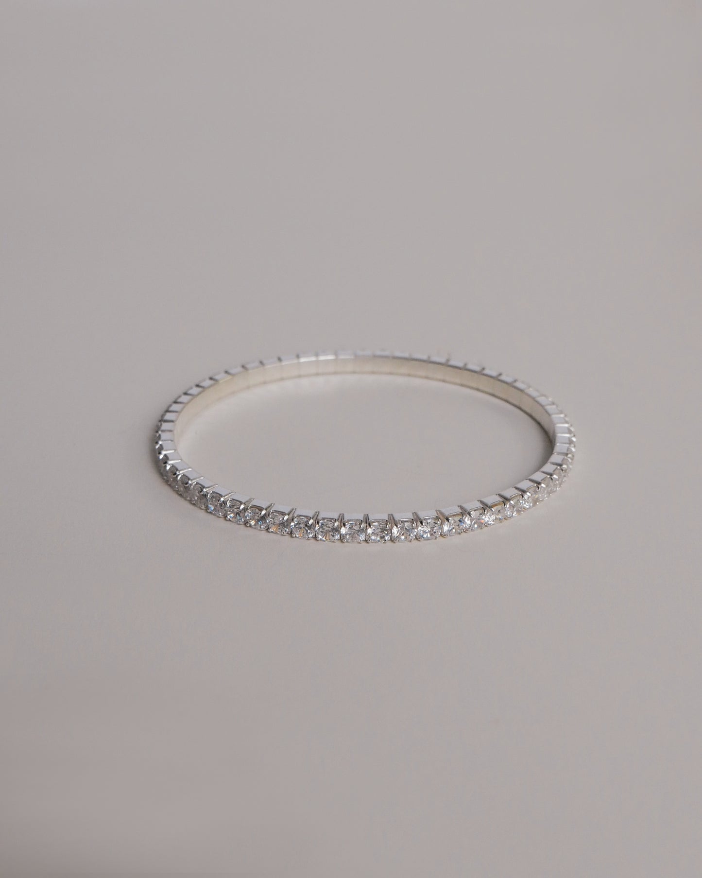 Classic Tennis Bracelet (Silver)