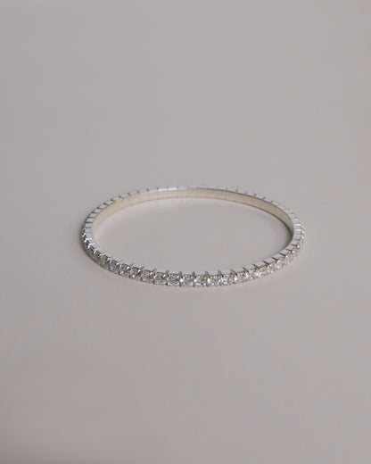 Classic Tennis Bracelet (Silver)