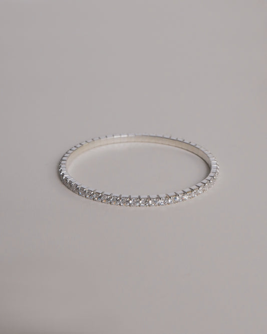 Classic Tennis Bracelet (Silver)