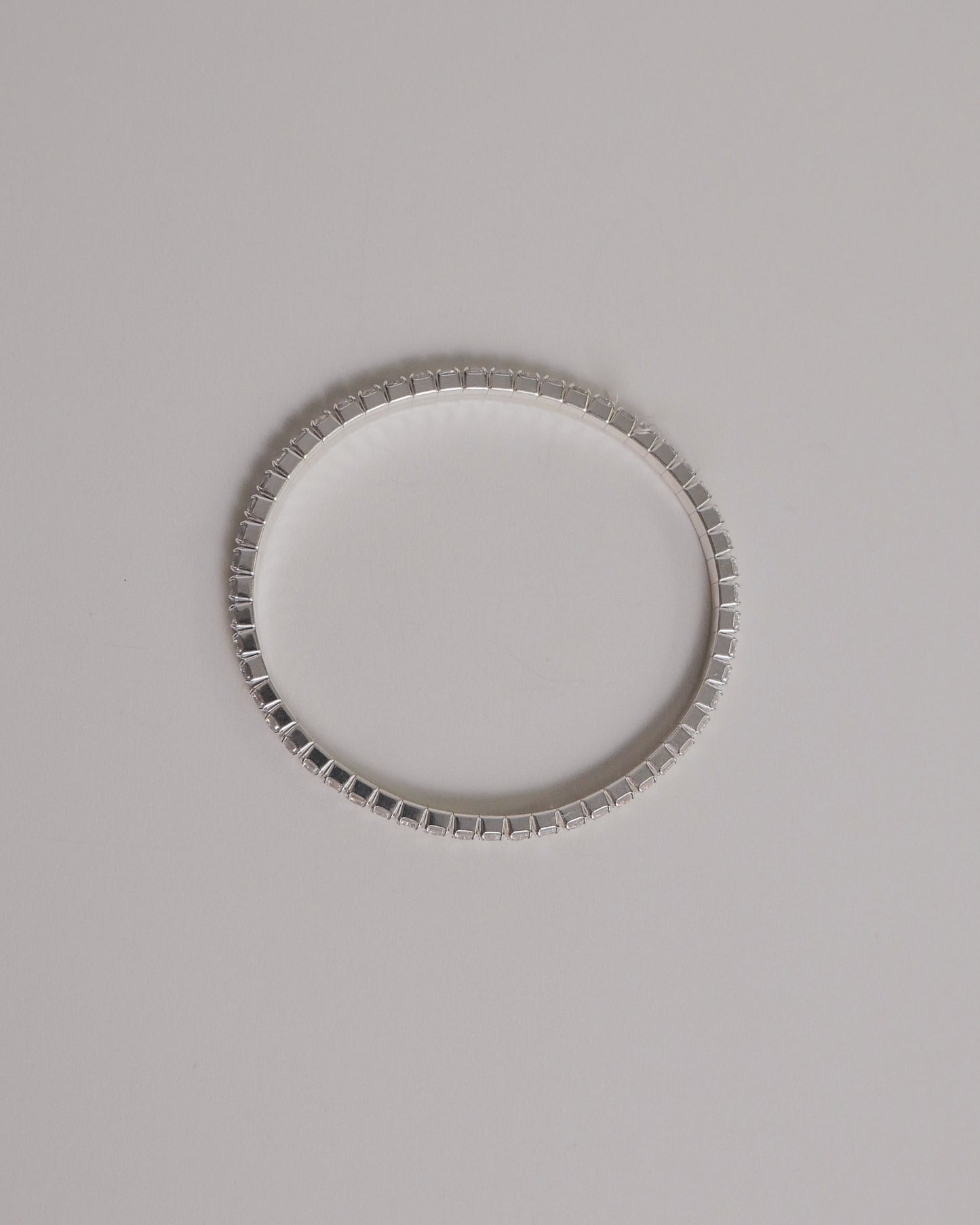 Classic Tennis Bracelet (Silver)