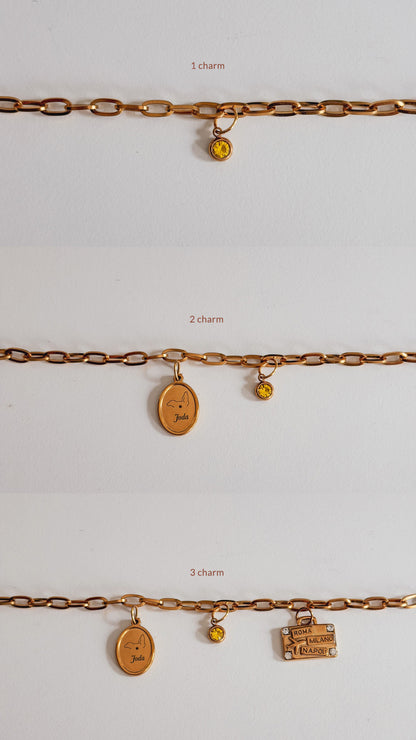 Walkies Charm Bracelet