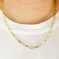 Hailey Link Necklace | 925 Silver / 18k Gold Plating