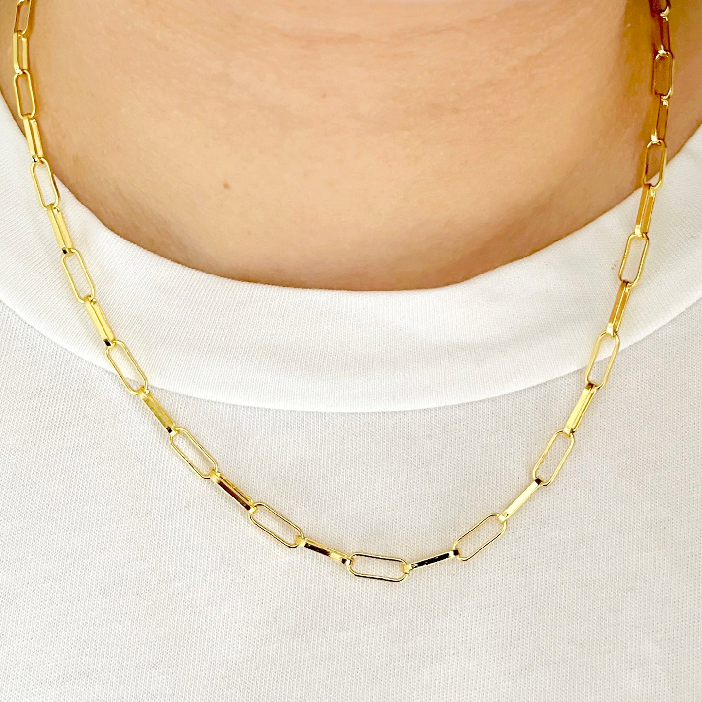 Hailey Link Necklace | 925 Silver / 18k Gold Plating