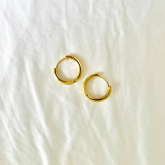 Goldie Hoops | 18k Gold Plating