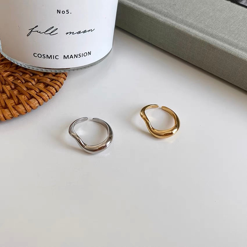 Caryn Adjustable Ring | 925 Silver / 18k Gold Plating