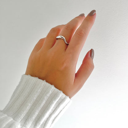 Caryn Adjustable Ring | 925 Silver / 18k Gold Plating