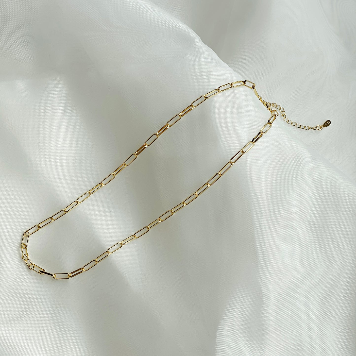 Hailey Link Necklace | 925 Silver / 18k Gold Plating